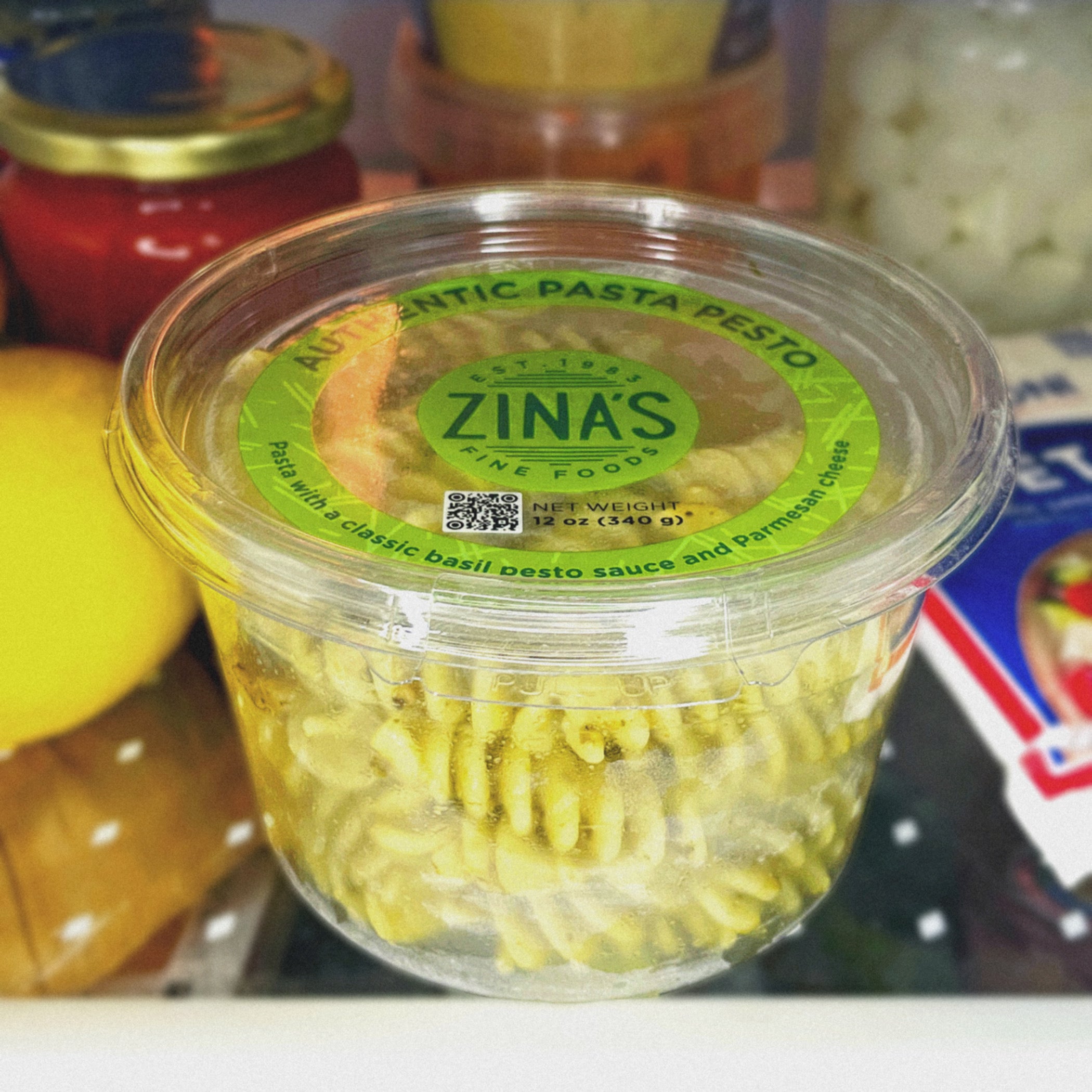 Zina's Fine Foods, Authentic Pasta Pesto