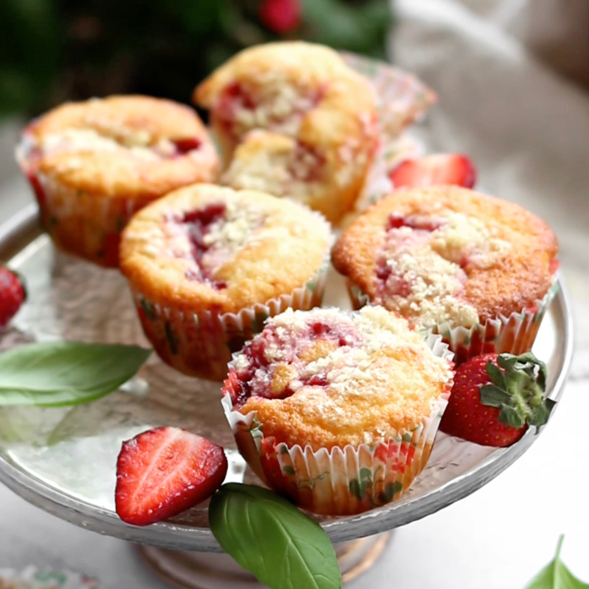 Strawberry Muffins 🍓